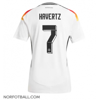 Billige Fotballdrakt Tyskland Kai Havertz #7 Replika Hjemmedrakt Dame EM 2024 Kortermet